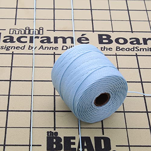 Fil Beadsmith Super-Lon marron ultra résistant pour micro-macramé