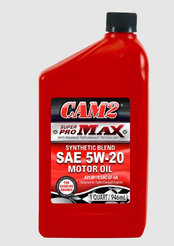 Aceite de motor Cam2 Super Pro Max Sintético 5W-20 1qt miniatura 1