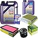 Produktbild Filter Set Inspektionspaket 6 Liter Liqui Moly Motoröl Leichtlauf High Tech 5W-40 MANN-FILTER Innenraumfilter Luftfilter Ölfilter