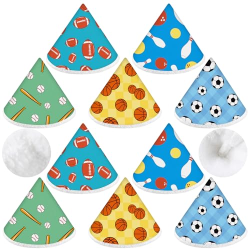 Image of Timgle 10 Pcs Coral Velvet Pee Covers Baby Boy, Strong Water Absorption Pee Shield for Baby Boy, Reusable Diaper Changing Accessory for Boys Newborn Gift(Ball)