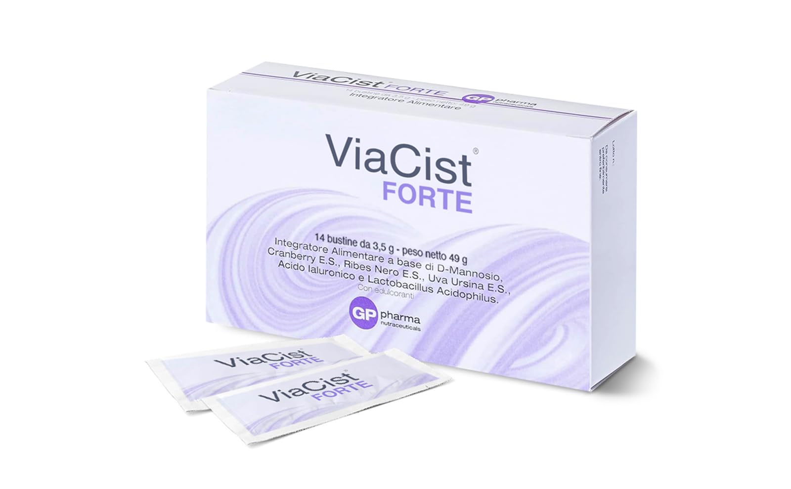 ViaCist® FORTE GP Nutraceuticals– Integratore Cistite Donna con D-Mannosio Puro, Probiotici, Acido Ialuronico e Ribes Nero – Supporto Vie Urinarie, Benessere Intimo Femminile e Difese Naturali