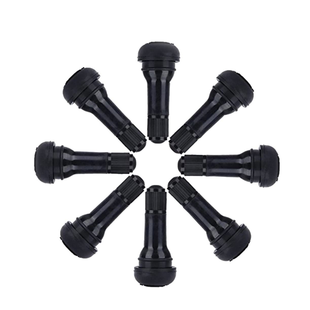 Valves de Pneus Tr-413 200 Pièces en Caoutchouc Noir à Enclenchement