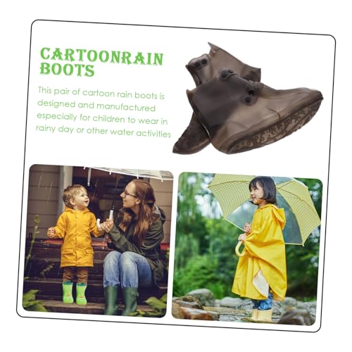 Cubrezapatos reutilizables para ciclismo y actividades al aire libre plegables, lavables, antideslizantes para hombre y mujer color negro miniatura 3