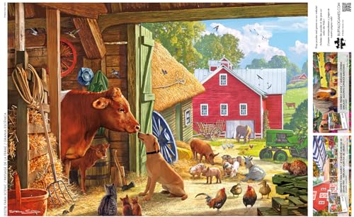 Rompecabezas Buffalo Games - Escena Rural - 500 piezas para adultos | Arte de Steve Crisp, fabricado en EE.UU., tablero reciclado, incluye póster, tamaño final 21,25 x 15 pulgadas, arte enmarcable y apto para regalo miniatura 5