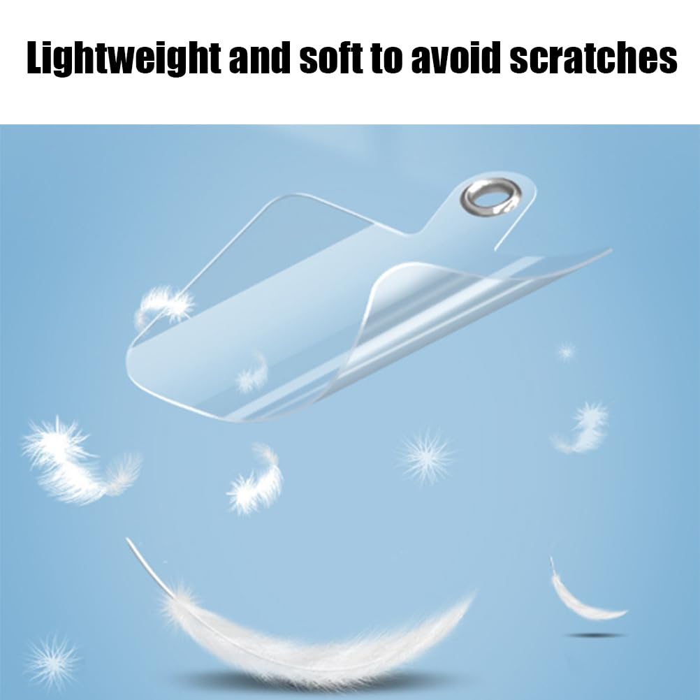 Set 8 Cuscinetti Per Cellulare Con Anello Metallo - Trasparenti, Impermeabili, Multifunzione