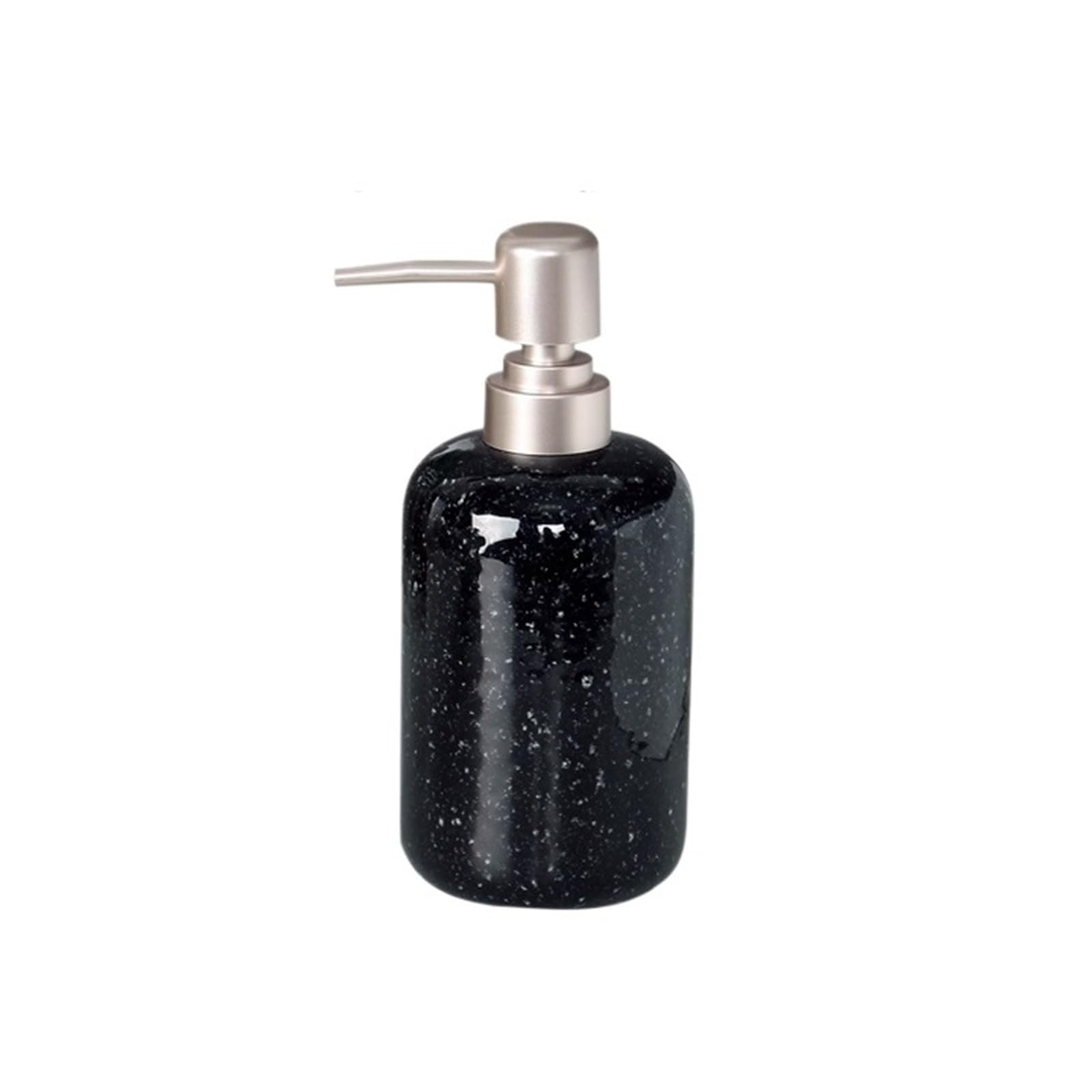 Soap Dispenser 400ml Soap Dispenser Ceramic Pump Bottles For Dispensing Body Wash, Shampoo(Black)