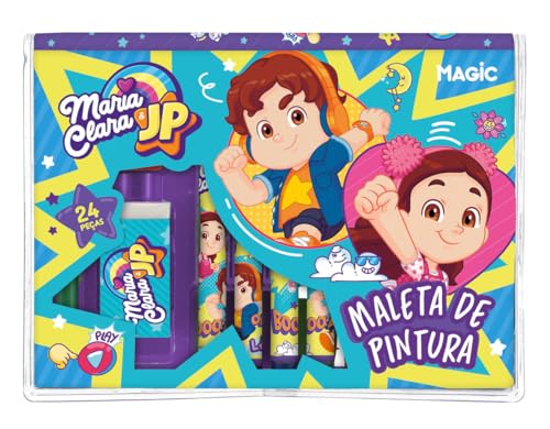 Kit Maleta de Pintura 24 Peças Maria Clara e JP