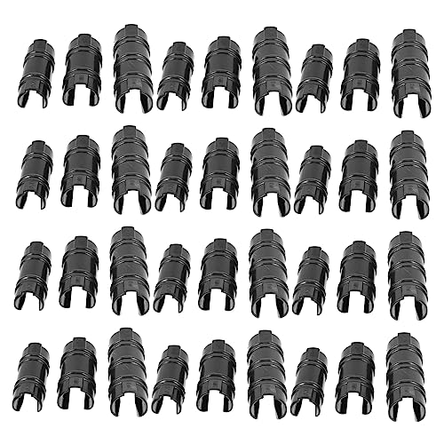 BESPORTBLE 60pezzi Clip per Aste Tubolari per Strutture Morsetti per Serra Forniture per Costruzioni Materiale di Design Convesso Adatto per Coltivazione di Piante e Realizzazione di Struttur