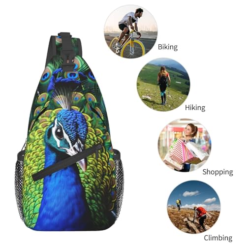 Mochila tipo Sling negra para uso urbano y outdoor miniatura 5