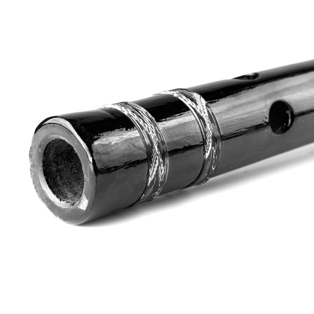 flauto dolce, Strumenti a fiato fatti a mano CDEFG chiave separabile flauto di bambù nero(Black)