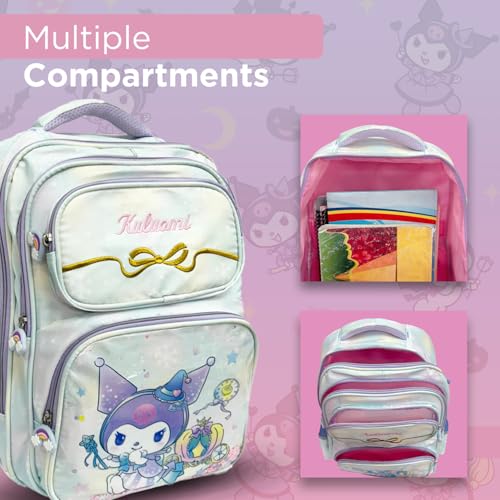 Image of 3D School Bag for Girls Boys & Kids | Lightweight Cartoon Backpack for School | Multi Compartment Primary School Bag | Durable Book and Lunch Backpack (6-13 Years)