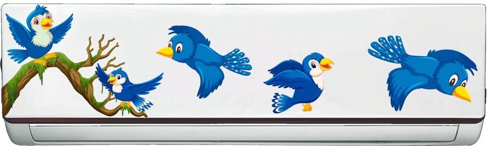 Rangeele  Blue Birds AC Sticker (96 cm x30 cmx 24 cm) (B0D1CNVYTK) Amazon Price History, Amazon Price Tracker