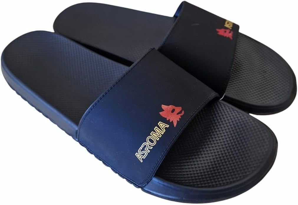 Griff Ciabatte a fascia da adulto compatibile con Roma Nero 45
