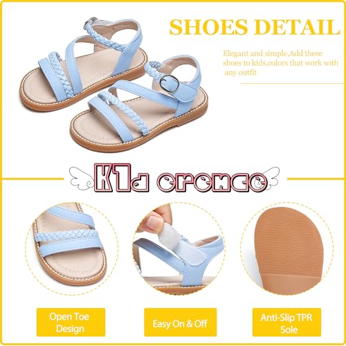 Image of Kiderence Toddler Girls Sandals Little Girls Kids Summer Shoes Toddler Sandals
