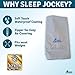 Sleep Jockey Waterproof Leg Wedge Pillow Case Cover - 25x20x8 Leg Wedge Pillow Cover - Fits Most Leg Wedges for Post-Surgery Elevation - Easy Care and Long Lasting