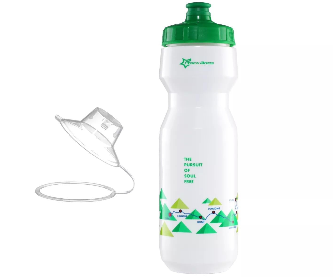 ROCKBROS Bicycle Water Bottle 750 ml Large Capacity BPA-Free Sports Drinks Bottle for Cycling, Fitness, Hiking