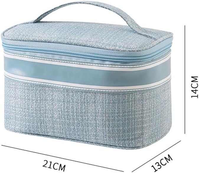 Makeup bag for women with high appearance value, large capacity portable skincare product storage, travel wash image 2