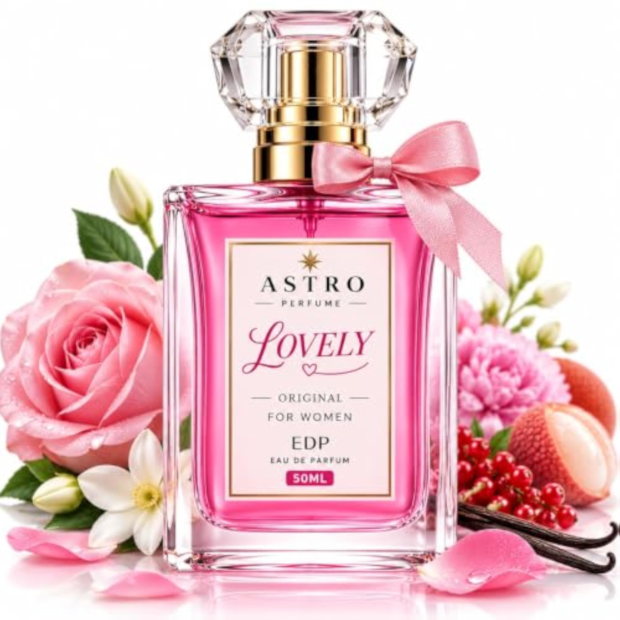ASTRO Lovely Eau de Parfum for Women, 50 ml