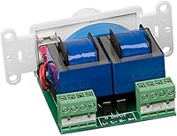 Vista 4 de OSD Audio control de volumen, ajuste de impedancia, integrado en la pared perilla giratoria - interruptor encendido/apagado blanco/marfil/almendra