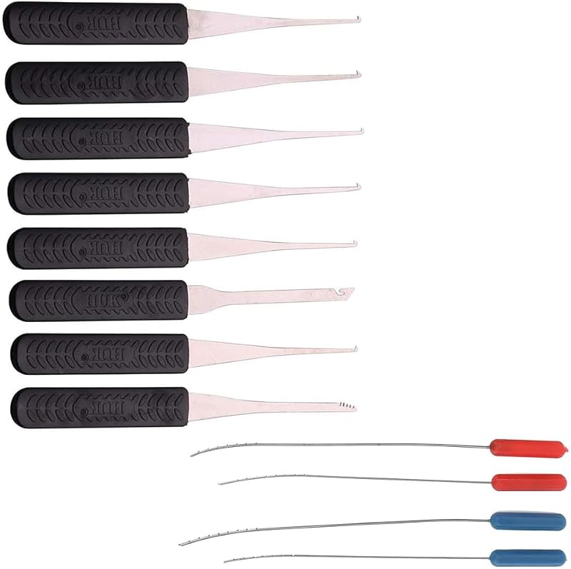 12Pcs Broken Key Extractor Kit, Broken Tap Extractor, Broken Key Extraction Tool Set Kit for Repair Maintenance