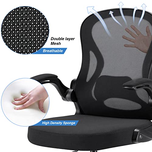 Fefances Drafting Chair Tall Office Chair For Standing Desk Chair Adjustable Height Stool Chair Black #TOP6