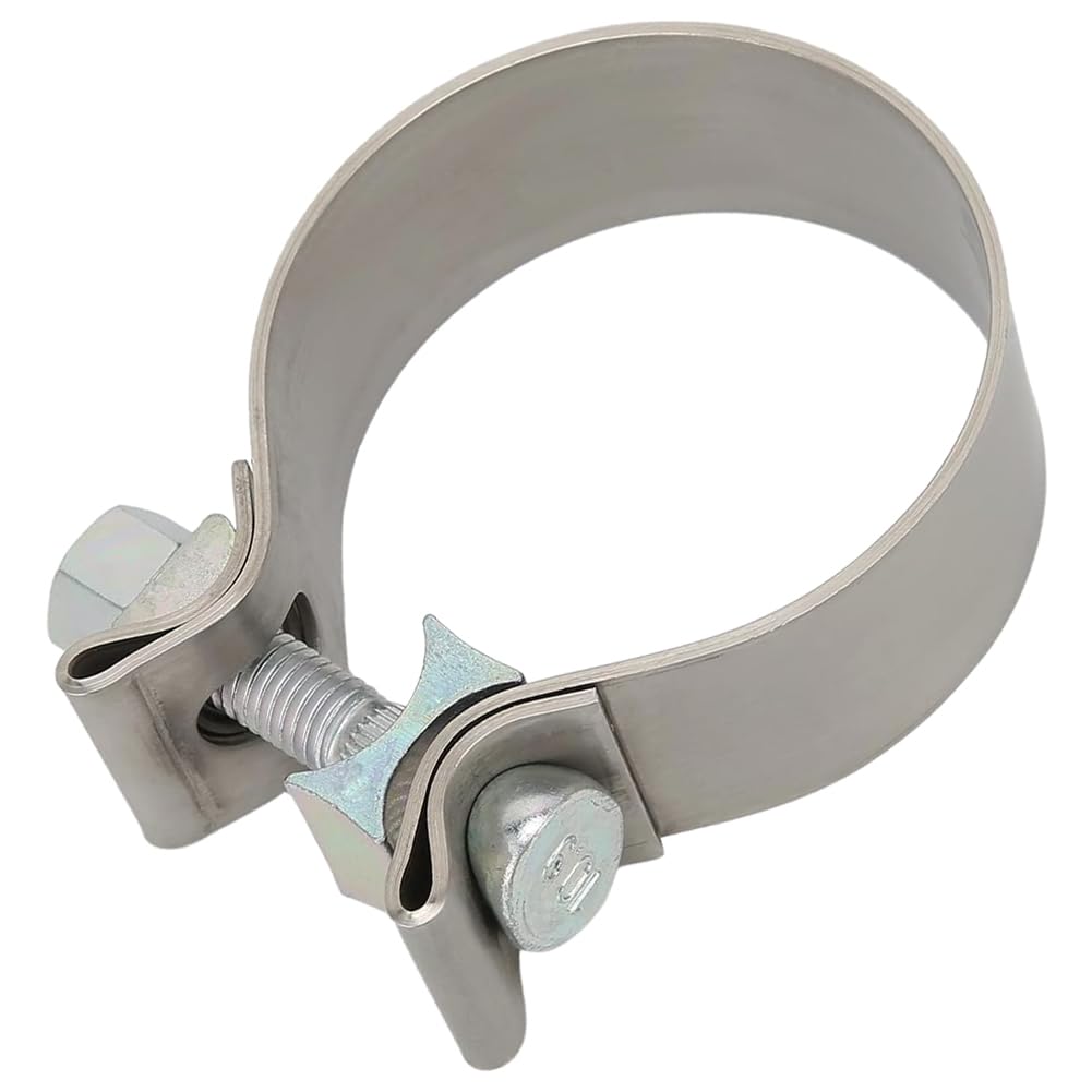 Morsetto a fascia for sistema di scarico Silenziatore regolabile in acciaio inossidabile Tubo flessibile di scarico Collegare gli accessori for il tubo dell'acqua for auto (Color : 56-59mm