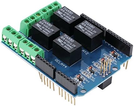 HiLetgo Relay Shield 5V 4 Channel Arduino UNO R3 Relay Shield Arduino Shield