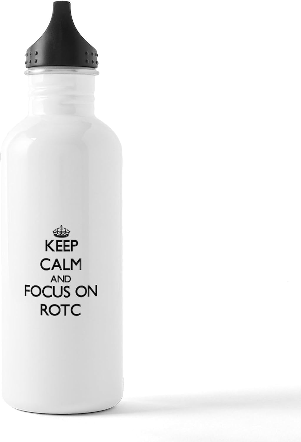 CafePress Keep Calm And Focus On Stainless Water Bottle 1 1.0L (34 oz) Stainless Steel Water Bottle