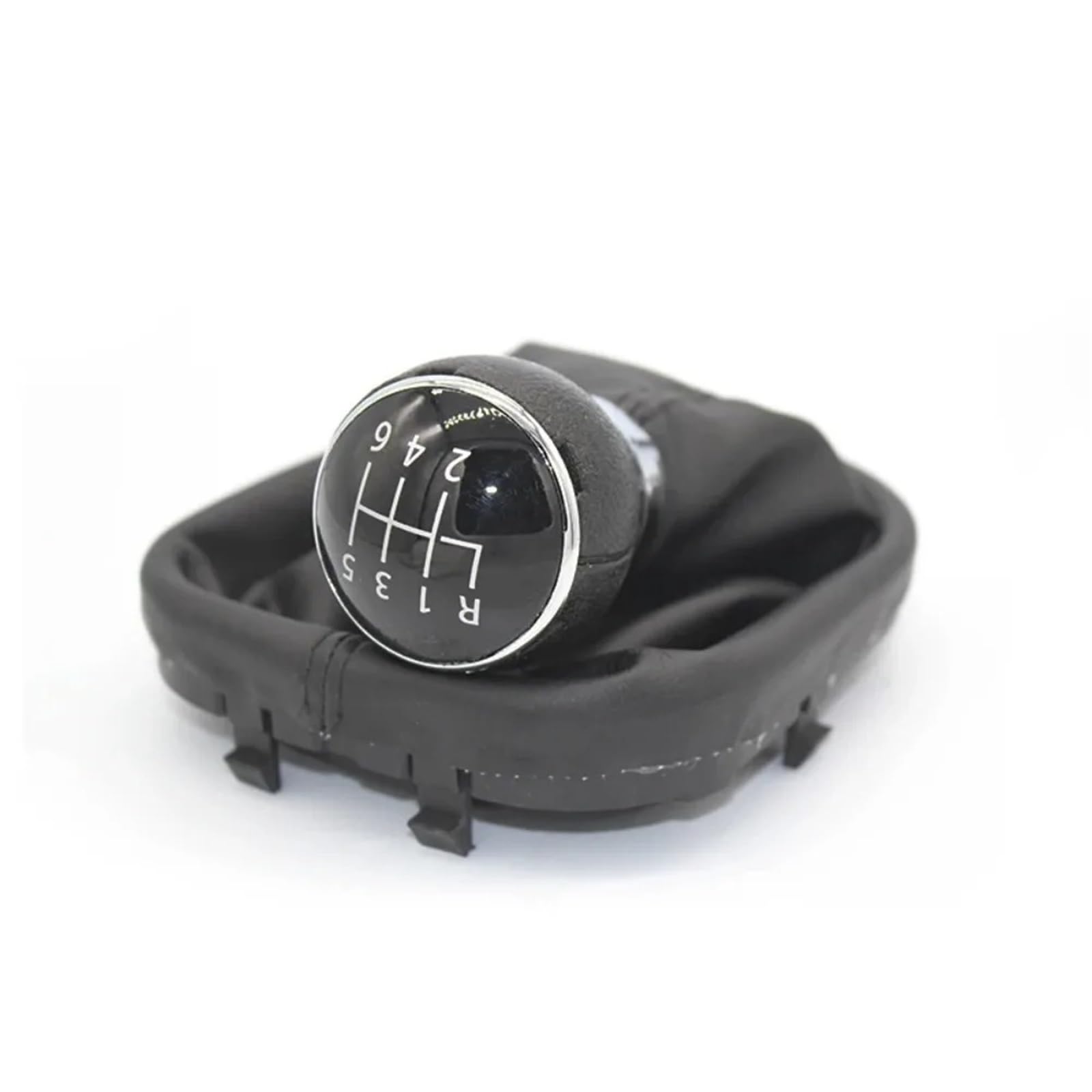 BWSDMZJQRT Car Gear Shifter Knob for VW Caddy MK2 2004 2005 2006 2007 2008 2009 5/6 Speed Gear Shift Knob Gearstick Gaiter Boot Car Accessories(6 Speed)