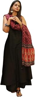 ANNI Designer Women's Tunics Tops Rayon Viscose Neck Embroidery Short Shirt (CHIDIYA Beige_5XL_Beige_XXXXX-Large) Price In India