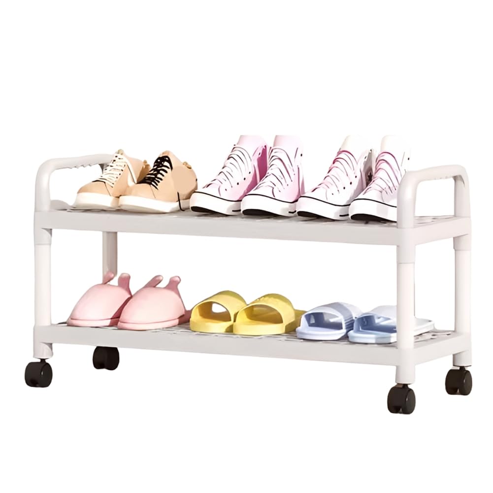 Histeaa Freestanding Shoe Rack Simple Shoe Rack Multi-Layer Small Shoe Cabinet For Entrance A