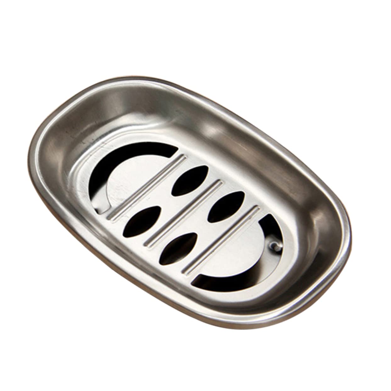 Ciieeo Jabonera de Acero Inoxidable de Doble Capa 3 Unidades con Drenaje para Baño Y Cocina.