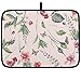 Tappetino scolapiatti per cucina Tappetino scolapiatti da appoggio vintage floreale rosa ad acquerello Ultra assorbente 18''x24'' Stoviglie scolapiatti scolapiatti con scolapiatti ad anello appeso