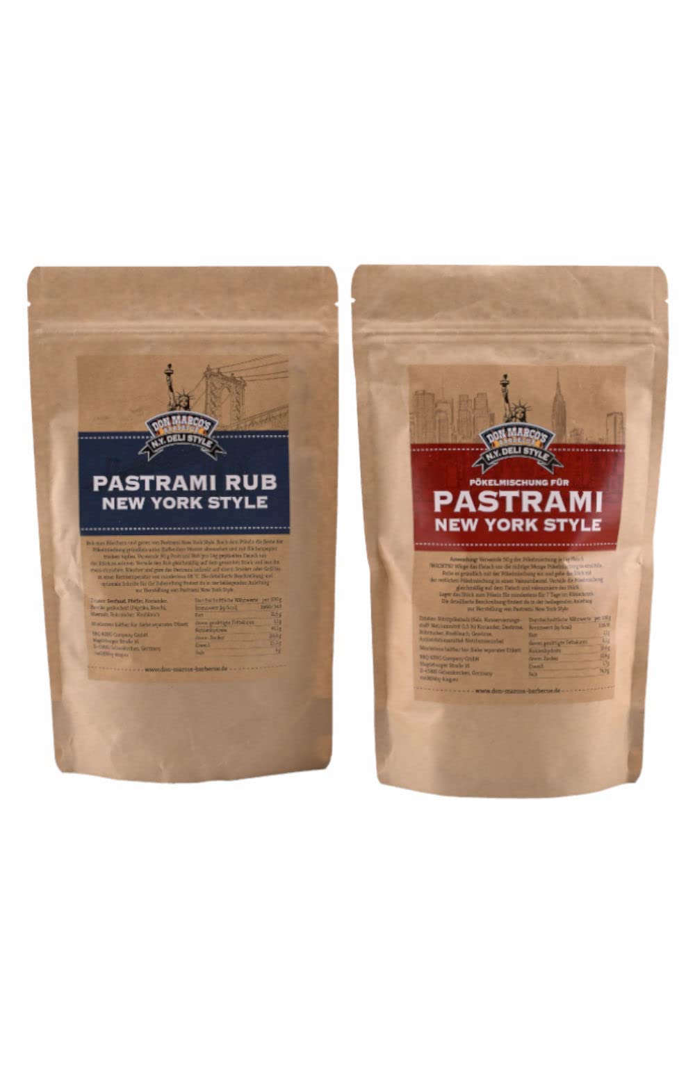 Don Marco's Barbecue Pastrami Set New York Deli Style | Pastrami selber Machen | Geschenk für Männer