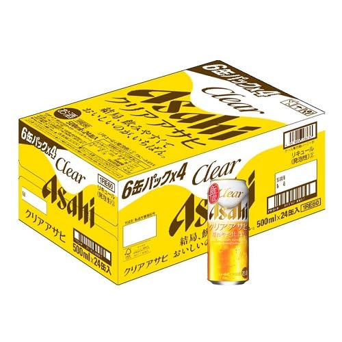 アサヒ クリアアサヒ 500ml×24本×2ケース (48本) クリアアサヒ アサヒ 500ml 24缶入 2ケース (48本) 送料無料