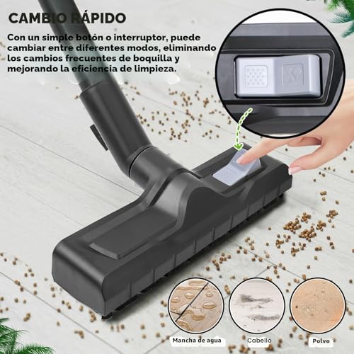 Miniatura 4 de Raxfekro Boquilla Para Aspiradora Compatible Con Kärcher Wd2 Wd3 Wd4 Wd5 Wd6 De 35 Mm, Accesorio Para Aspiradora, Cepillo Universal Para Suelo