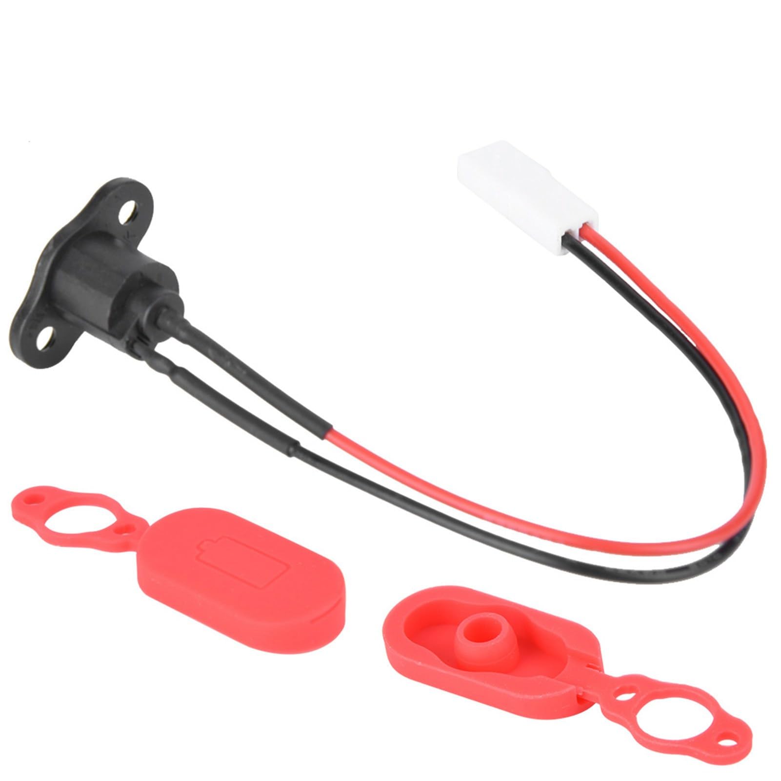 Bediffer Silikonowy Port ładujący wodoodporność M365 Electric Scooter Akcesoria Protect Protect Monitor Deszcz dla Jeźdźców na Zewnątrz