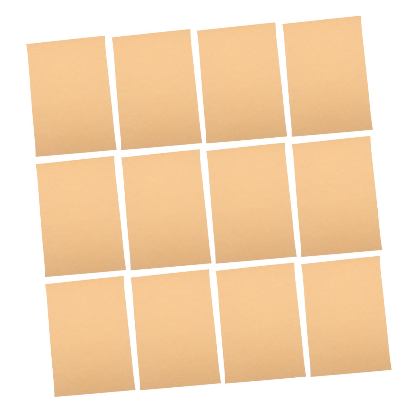 Operitacx 100pezzi Cartoncino Kraft di Cartone per Pittura Decorazioni Fai da Te Pannelli Rigidi per Disegno Adatti per Graffiti e Lavori Manuali