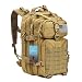 Prospo 40L Military Tactical Backpack Molle Shoulder Bag Rucksack Assault Pack Daypack for Camping Trekking Hunting Fishing(Khaki)
