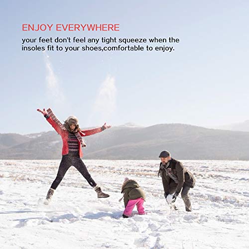 Dr.warm Thermal Soles Battery Operated Heated Shoes Insoles for Men and Women Winter Hunting Boots Shoes Sneaker Ice Fishing Hiking Camping - Thumbnail 4