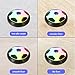 Hobbylane Hover Soccer Ball Kids Electric Football, Size 4 Disc Ball with LED Lights Foam Bumpers Indoors Outdoors Training Football with Parents Game As Hockey Ball Gliding Ball Kicking Play Ball