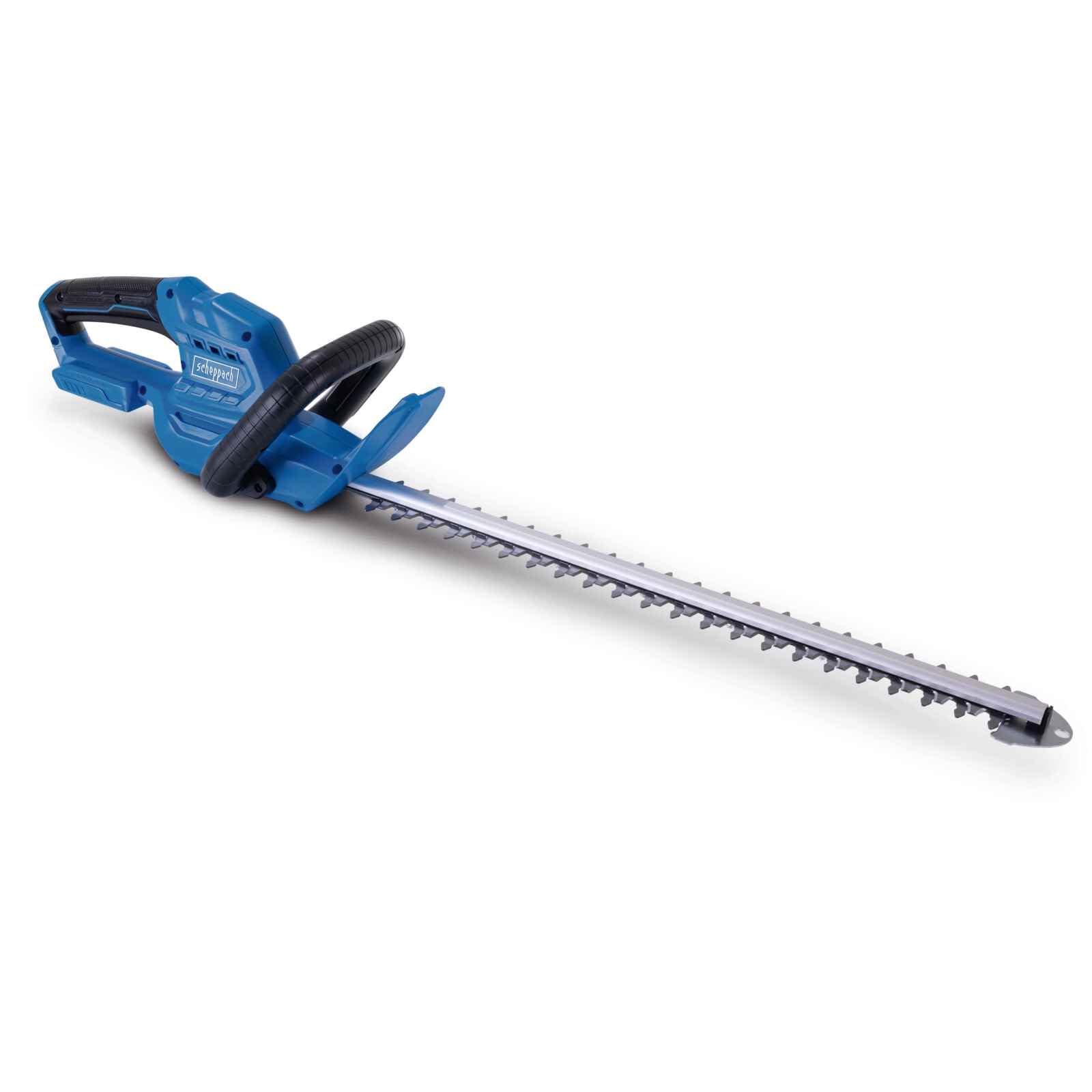 Scheppach Akumulatorowe nożyce do żywopłotu C-HT570-X 20 V | długość cięcia 510 mm | grubość cięcia 16 mm | seria 20 V IXES | miecz 560 mm | w zestawie zabezpieczenie miecza | bez akumulatora i