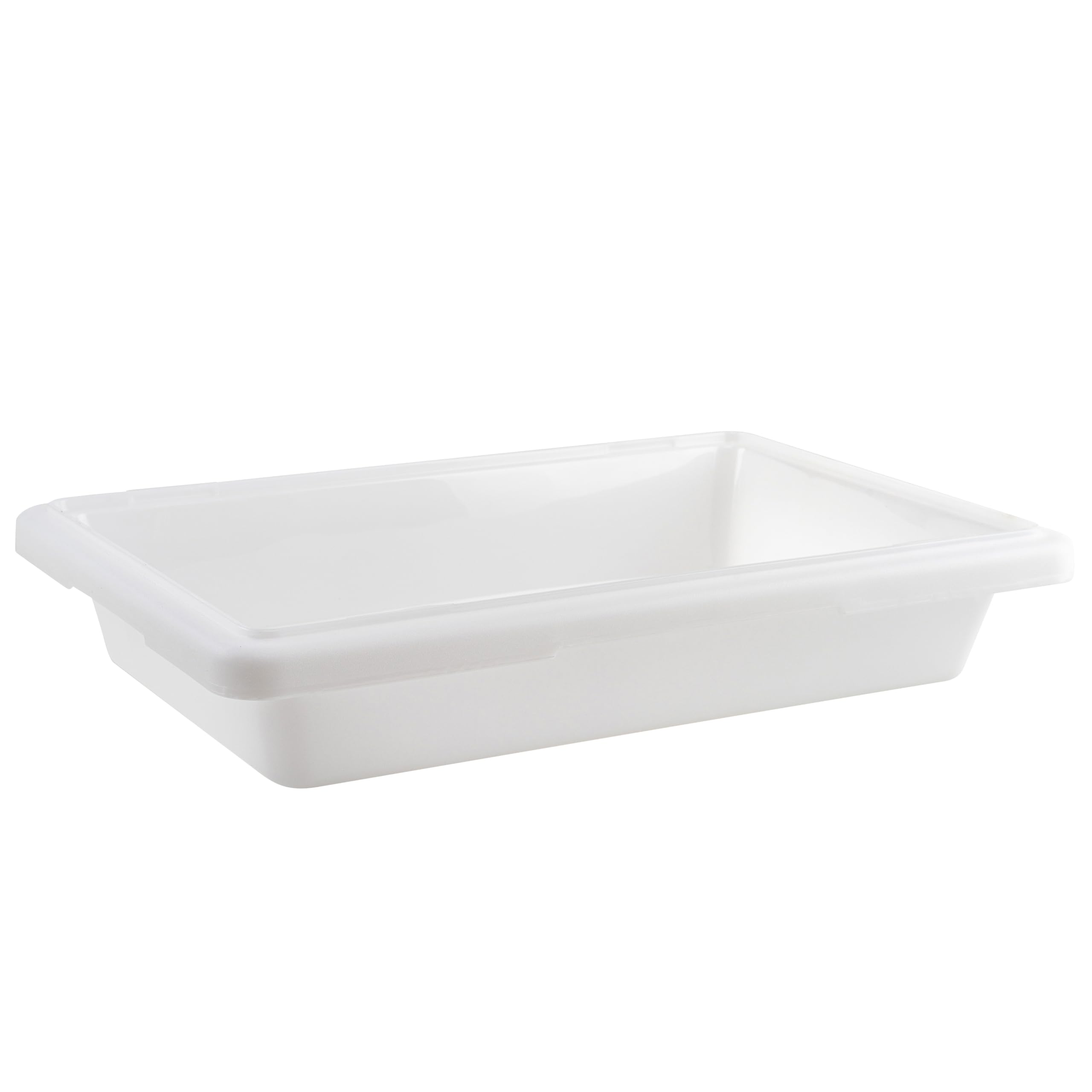 Winco 12" x 18" x 3" / 3" Deep / White Containers