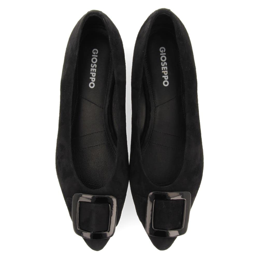 GIOSEPPO Bailarinas Color Cuero de Piel con Detalle de Hebilla en Charol para Mujer ballstad