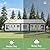 LUXOAK 16 x 32 FT Extra Large Outdoor Event Shelter, Wedding Party Tent with Sidewall Windows & 2 Side Doors, Heavy Duty Canopy Gazebo Tent for Garden Patio Carport, White with Blue Stripes