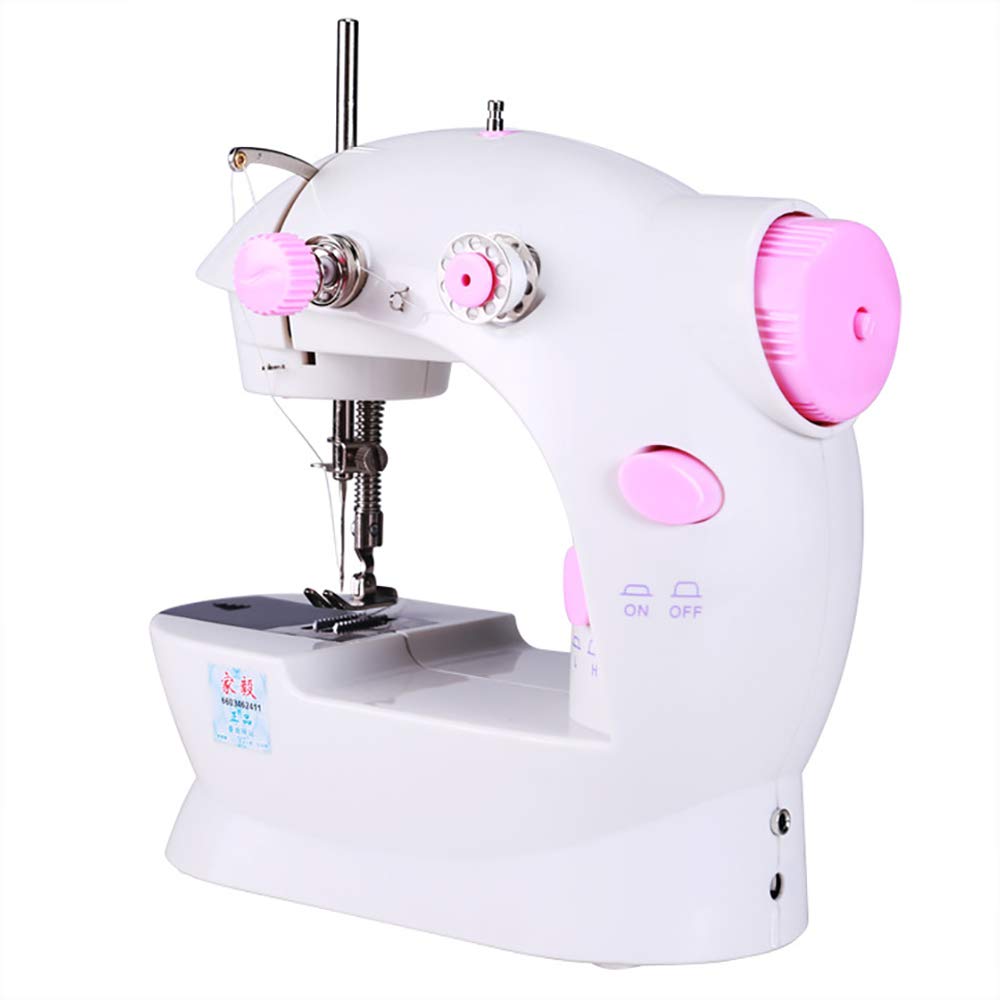 Miniaturowa Maszyna Do Szycia Typu Overlock, Podwójna Nić, Podwójna Prędkość, Przenośna I Lekka, Obsługa Pedałem Nożnym, Odpowiednia Do Szycia W Domu (Purple)