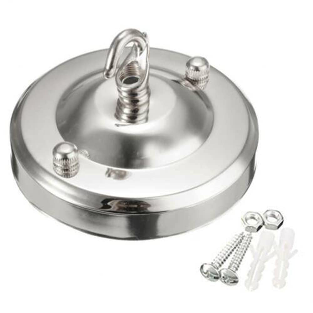 FUBESK Ceiling Cover Plate Hook Pendant,Vintage Ceiling Rose Hook Plate Light Fitting Chandelier Pendant Lamp Parts for Light Fitting
