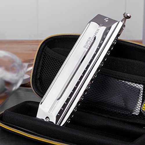 MEIeynt Harmonica Chromatique en C, 16 Trous 64 Tons Harmonica Orgue À Bouche Chromatique pour Adultes, Professionnels… - Les Beatles, Paul McCartney, John Lennon, RIngo Starr, George Harrison MEIeynt Harmonica Chromatique en C, 16 Trous 64 Tons Harmonica Orgue À Bouche Chromatique pour Adultes, Professionnels… – Image 3