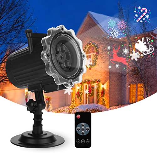 Proiettore Luci Natale LED, Qxmcov Halloween Proiettore...