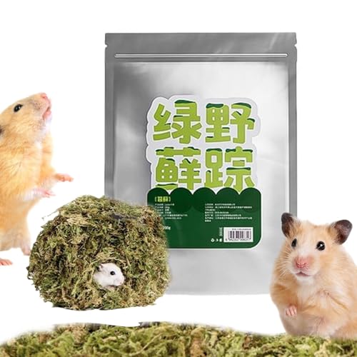 Jaula para hámster | Cama de musgo para animales pequeños | Musgo para hámster | Musgo suave | Hábitat de hámster musgo | 5 L para control de olores para jerbos sirios, accesorios para jaulas de
